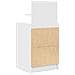 Comodini con 2 Cassetti 2 pz Bianco 38x34x80 cm - Foto miniatura 5
