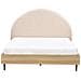 Letto Bouclé Millay 160 X 200 Cm Beige - Foto miniatura 5