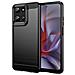 Custodia B-case Tpu Silicone Cover Case Per Motorola Moto G 5g 2025 Carbon Metal Black - Foto miniatura 1