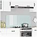Schienale Cucina  Bianco 120x50x0,6 cm Vetro Temperato - Foto miniatura 2