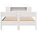 Letto Libreria senza Materasso Bianco 120x190 cm Legno di Pino - Foto miniatura 4