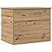 Scatola di Stoccaggio  con Coperchio Rovere Artigianale 60x42x46 cm Legno Ingegnerizzato - Foto miniatura 1