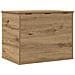 Scatola di Stoccaggio  con Coperchio Rovere Artigianale 60x42x46 cm Legno Ingegnerizzato - Foto miniatura 8
