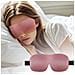 Mascherina Per Dormire Oscurante 3d Per Viaggio Aereo Con Design Ergonomico Pink - Foto miniatura 4