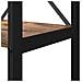 Libreria Rovere fumo 60 x 30 x 188 cm Legno multistrato - Foto miniatura 8