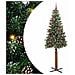 Albero di Natale snodato con 300 LED con supporto Verde 210 cm - Foto miniatura 1