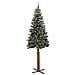 Albero di Natale snodato con 300 LED con supporto Verde 210 cm - Foto miniatura 3