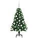 Albero di Natale artificiale con 150 LED Verde 120 cm - Foto miniatura 4