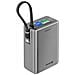 Batteria Di Emergenza 25000mah Per Macbook / Pc Portatile Con Display Digitale, Grigio - Foto miniatura 1