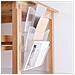 Organizzatore Di File A Parete Trasparente, Porta Documenti A 3 Livelli In Plastica Abs - Foto miniatura 3