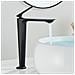 Rubinetto per lavabo da bagno, Blackswan, tipo M200, modello alto nero opaco, misura 28 cm - Foto miniatura 2