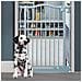 Bettacare Cancelletto Per Cani Extra Alto Con Parte Superiore Incurvata, 89cm - 98cm, Grigio Opaco, Extra Alto 100cm In Altezza - Foto miniatura 2