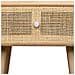 Comodino In Mdf E Rattan, 1 Cassetto, Marrone, 40x36x70 Cm - Foto miniatura 8