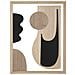 Decorazione In Metallo E Legno Geometrico 7-multicolore-mdf-60x2x80 Cm - Foto miniatura 1