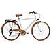 Bici Misura 28 Linea Retro Bicicletta Uomo Retro6vu Con Cambio 6v Completa Di Accessori Con Luci A Led Finiture Marroni - 52 Nero Opaco Marrone - Foto miniatura 2