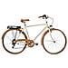 Bici Misura 28 Linea Retro Bicicletta Uomo Retro6vu Con Cambio 6v Completa Di Accessori Con Luci A Led Finiture Marroni - 52 Nero Opaco Marrone - Foto miniatura 3