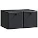 Mobile Porta TV da Muro 59,5 x 41 x 30 cm Nero - Foto miniatura 1