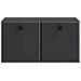 Mobile Porta TV da Muro 59,5 x 41 x 30 cm Nero - Foto miniatura 4
