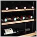 Cantina vino CAVC15, 15 bottiglie, porta in acciaio inossidabile, anti-UV, termostato da 4°C a 18°C,nera - Foto miniatura 4
