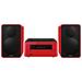 Sistema Micro Hi-Fi CS-265BT Lettore CD Potenza 40Wattcon Bluetooth NFC Colore Rosso - Foto miniatura 1