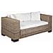Divano a 2 Posti 7 pz in Rattan Naturale 162 x 80 x 61 cm - Foto miniatura 1