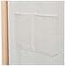 Paravento a 3 Pannelli Crema 120x170x4 cm in Tessuto - Foto miniatura 2
