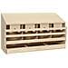 Casetta Cova per Galline 4 Scomparti 106x40x59 cm Legno di Pino - Foto miniatura 1