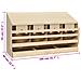Casetta Cova per Galline 4 Scomparti 106x40x59 cm Legno di Pino - Foto miniatura 7