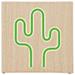 Speaker Wireless Luminoso Bluetooth Induzione Legno Cactus - Foto miniatura 1