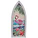 Wall Decoration Wood Tropical Flamenco - Foto miniatura 1