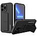 Kickstand Case Custodia Cover Protettiva Per Iphone 13 Mini Nero - Foto miniatura 1