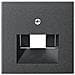 027028 Antracite Placca Per Interruttori E Coperchio Per Presa - Foto miniatura 1