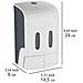 Tartas Dispenser Per Sapone E Liquido Disinfezione, A Due Camere, 960 Ml, Bianco, Wenko - Foto miniatura 5
