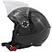Casco Scooter Moto Bambino Ragazzo Protettivo Certificato Ece 22-05 Nero L - Foto miniatura 3