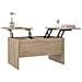 Tavolino Salotto Rovere Sonoma 80x50x42,5 Cm Legno Multistrato - Foto miniatura 3
