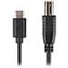 Cavo Usb Usb C 2.0 Maschio A Usb B 2.0 Maschio Ferrite 3 M Nero Ca-usba-14cc-0030-bk - Foto miniatura 2