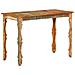 Tavolo Da Pranzo 110x52x76 Cm In Legno Massello Di Recupero - Foto miniatura 1