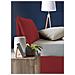 Letto Singolo Gemma, Letto Contenitore Con Rivestimento In Tessuto, 100% Made In Italy, Apertura Frontale, Adatto Per Materasso Cm 80x200, Rosso - Foto miniatura 4