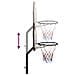 Supporto Per Pallacanestro Nero 237-307 Cm Polietilene - Foto miniatura 10
