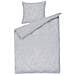 Set Copripiumino In Cotone Satinato 135 X 200 Cm Grigio Morningside - Foto miniatura 5