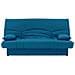 Divano Letto 3 Posti - Tessuto Blu Anatra - 190 X 92 Cm - Foto miniatura 1