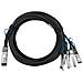 100g-q28-s28-c-0301-bl Cavo Infiniband 3 M Qsfp28 4xsfp28 Nero - Foto miniatura 1