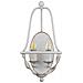 Applique Industrial Nordico Bradbury Acciaio Bianco Antico 2 Luci E14 - Foto miniatura 4