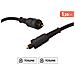 Cavo Audio In Fibra Ottica Toslink Maschio A Toslink Maschio 1,2 M, Nero - Foto miniatura 2
