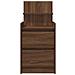 Comodini con 2 Cassetti 2 pz Rovere Marrone 38x34x80 cm - Foto miniatura 8