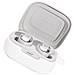 Custodia Protettiva Per Auricolari Bluetooth Con Moschettone White - Foto miniatura 2