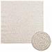 Tappeto Zizur Crema 120x120 Cm Aspetto Iuta Interni Ed Esterni - Foto miniatura 1