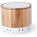 Altoparlante Nature In Bambù Connessione Bluetooth. Potenza Sonora 3w. Batteria 300 Mah 6x5,1x6 Cm. Colore Del Legno - Foto miniatura 1