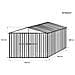 Box In Lamiera Casetta Giardino Acciaio Zincato 360x345cm X H2.12m - 150kg - 12,42 Mq - Verde - Foto miniatura 4