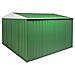 Box In Lamiera Casetta Giardino Acciaio Zincato 360x345cm X H2.12m - 150kg - 12,42 Mq - Verde - Foto miniatura 10